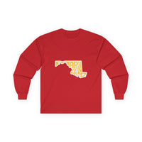Maryland State Unisex Long Sleeve Tee