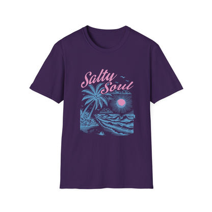 Salty Soul T-Shirt, Beach Vibes Tee, Unisex Summer Shirt, Gift for Coastal Lovers, Casual Everyday Wear