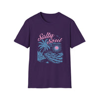 Salty Soul T-Shirt, Beach Vibes Tee, Unisex Summer Shirt, Gift for Coastal Lovers, Casual Everyday Wear