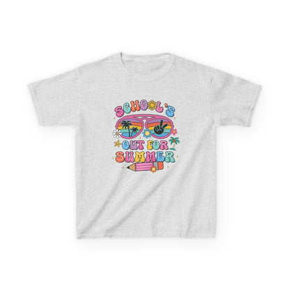 Summer Vibes Kids Tee, School's Out Shirt, Kids Summer T-Shirt, Fun Graphic Tee, Youth Casual Wear - To Be Designs