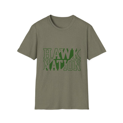Hawk Nation - Unisex Softstyle T-Shirt