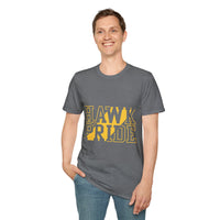 Hawk Pride Unisex T-Shirt, Softstyle Tee for School Spirit, College Apparel, Gifts for Graduates, Casual Wear