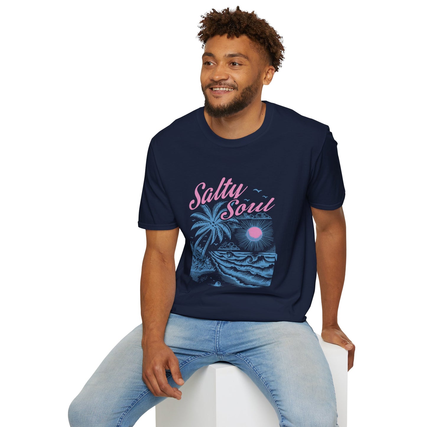 Salty Soul T-Shirt, Beach Vibes Tee, Unisex Summer Shirt, Gift for Coastal Lovers, Casual Everyday Wear