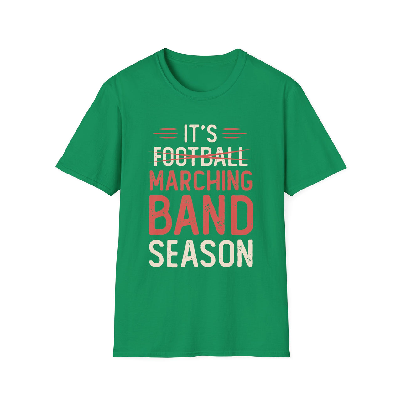 Marching Band Season Unisex T-Shirt, Softstyle Tee, Music Lover Gift, Band Member Apparel, Back to School, Football Season Tee - To Be Designs