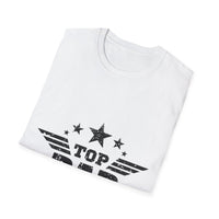 Top Dad Unisex Softstyle T-Shirt, Father's Day Gift, Casual Tee, Dad Apparel, Birthday Present, Family Gathering Wear - To Be Designs