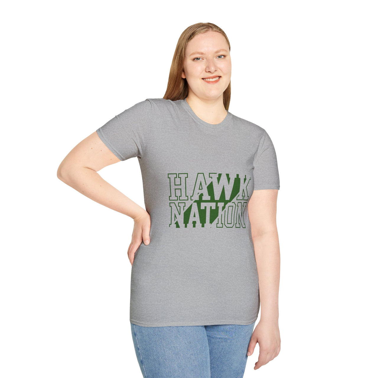 Hawk Nation - Unisex Softstyle T-Shirt