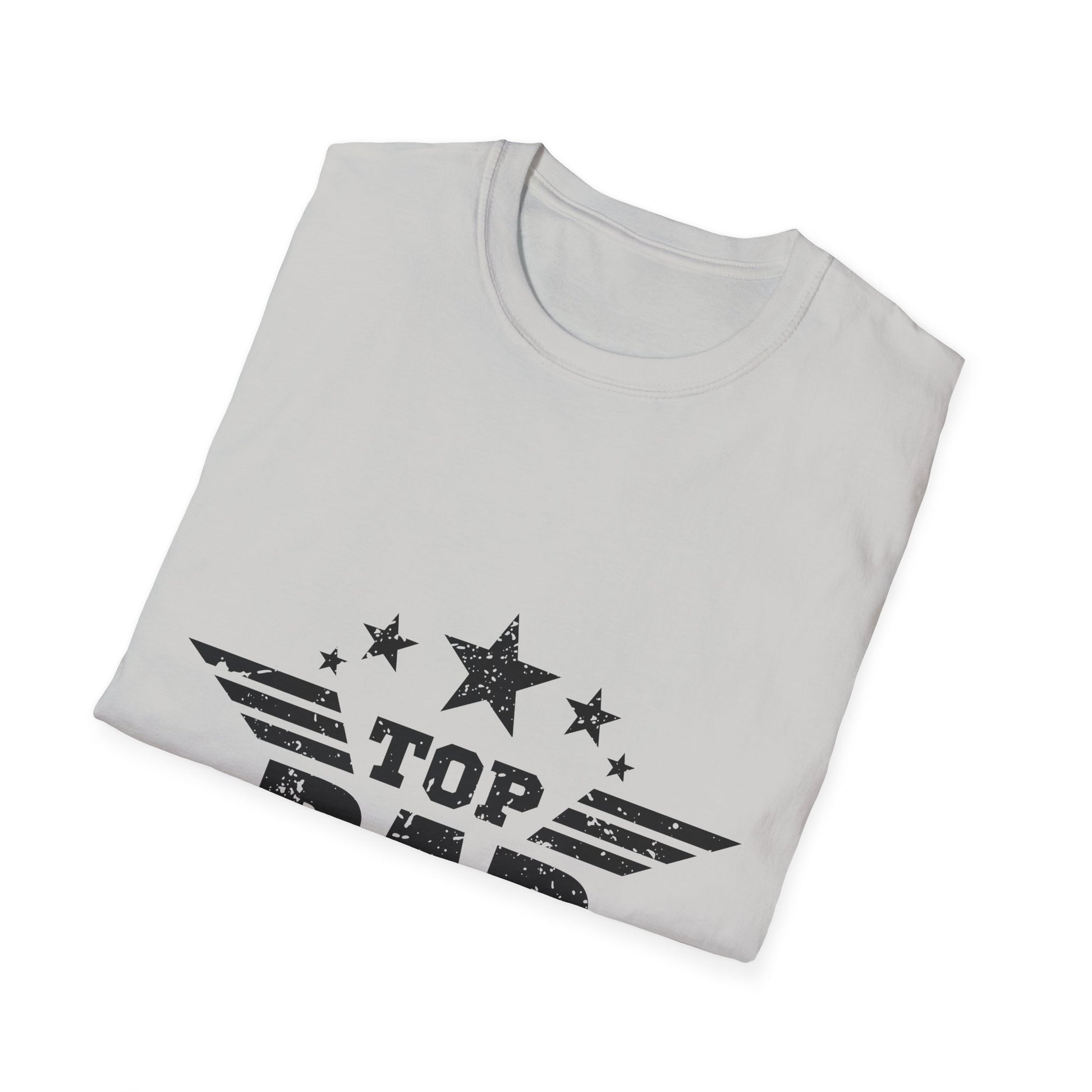 Top Dad Unisex Softstyle T-Shirt, Father's Day Gift, Casual Tee, Dad Apparel, Birthday Present, Family Gathering Wear - To Be Designs