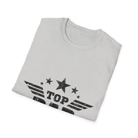 Top Dad Unisex Softstyle T-Shirt, Father's Day Gift, Casual Tee, Dad Apparel, Birthday Present, Family Gathering Wear - To Be Designs