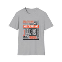Marching Band Unisex Softstyle T-Shirt, Music Lover Tee, Drum Corps Apparel, Band Performance Shirt, Gift for Musicians, Marching [...] - To Be Designs