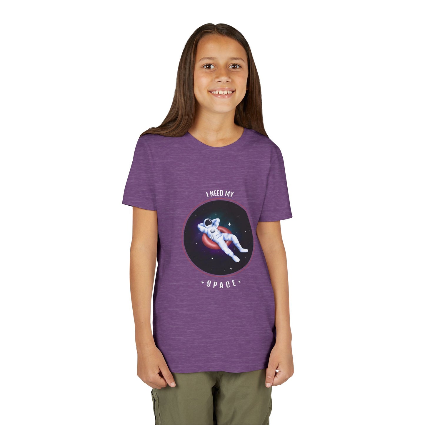 Youth Space-Themed Short Sleeve Tee - "I Need My Space" - Galaxy T-Shirt for Kids, Astronaut Gift, Children's Apparel, Birthday Gift, [...]