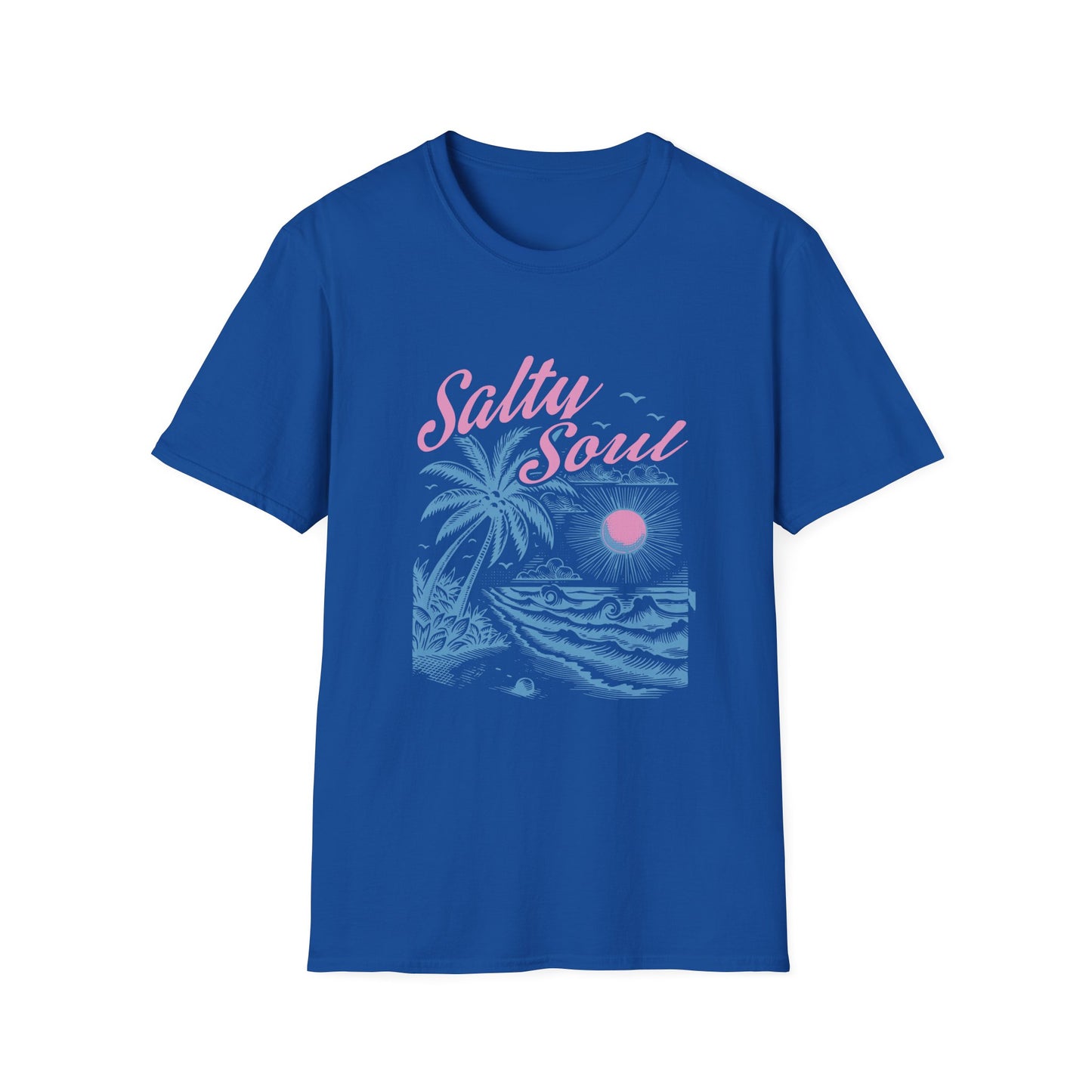 Salty Soul T-Shirt, Beach Vibes Tee, Unisex Summer Shirt, Gift for Coastal Lovers, Casual Everyday Wear