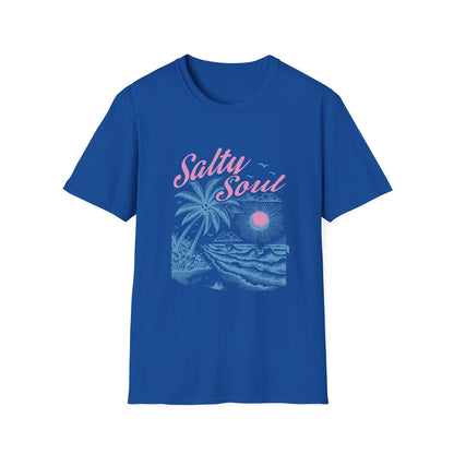 Salty Soul T-Shirt, Beach Vibes Tee, Unisex Summer Shirt, Gift for Coastal Lovers, Casual Everyday Wear