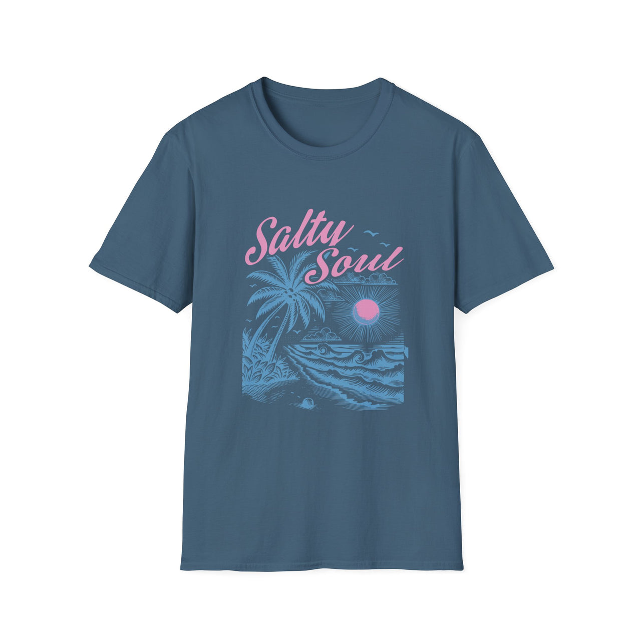 Salty Soul T-Shirt, Beach Vibes Tee, Unisex Summer Shirt, Gift for Coastal Lovers, Casual Everyday Wear