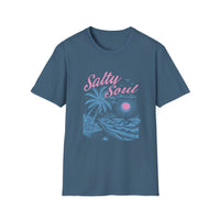 Salty Soul T-Shirt, Beach Vibes Tee, Unisex Summer Shirt, Gift for Coastal Lovers, Casual Everyday Wear
