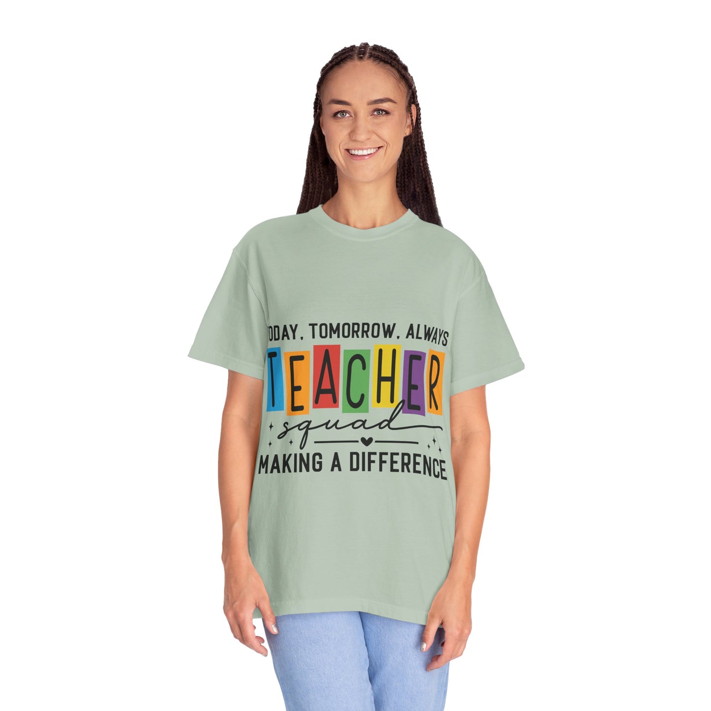 Colorful Teacher T-Shirt | Teacher Squad | Gift for Educators, School Spirit Tee, Classroom Apparel, Inspirational Teacher Gift