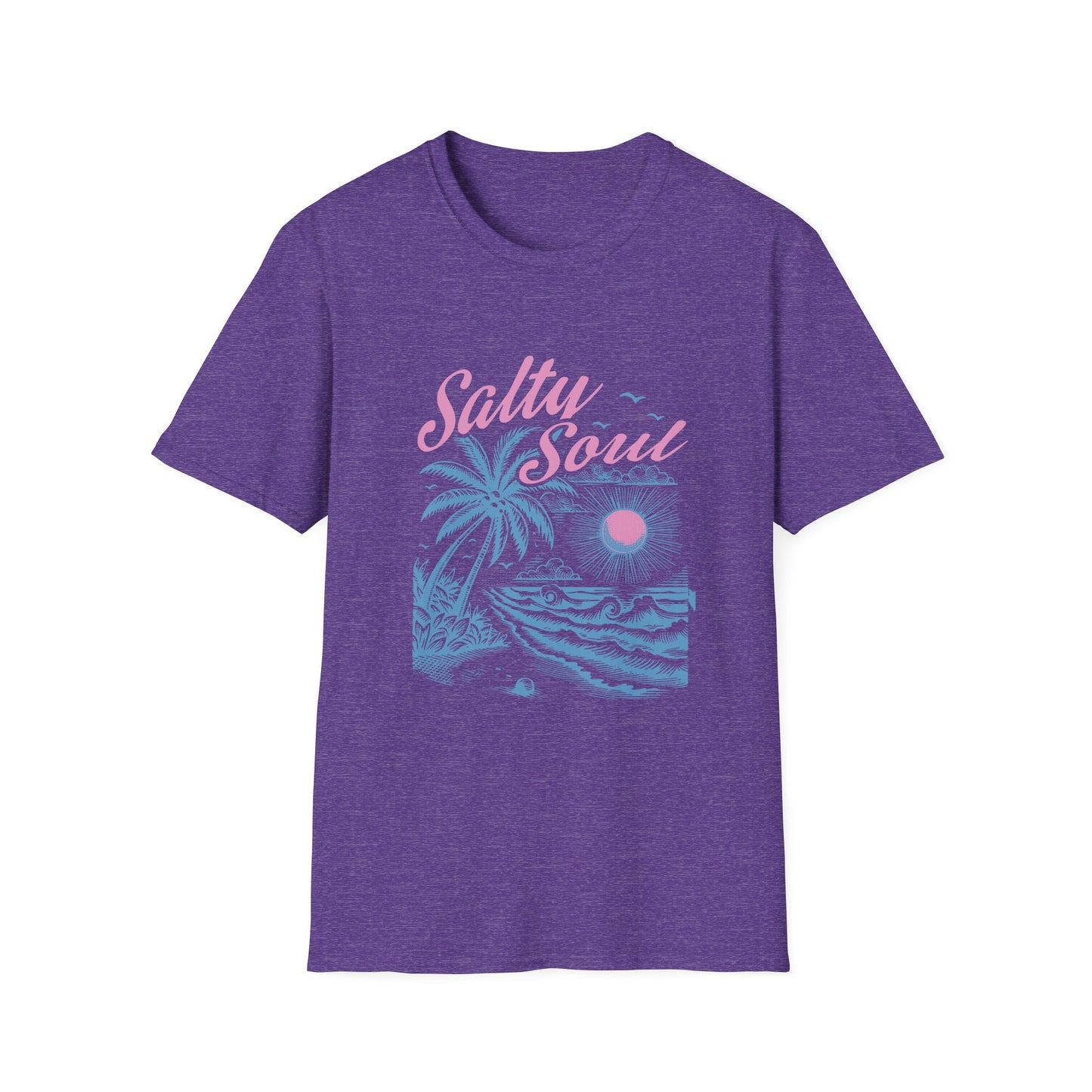 Salty Soul T-Shirt, Beach Vibes Tee, Unisex Summer Shirt, Gift for Coastal Lovers, Casual Everyday Wear