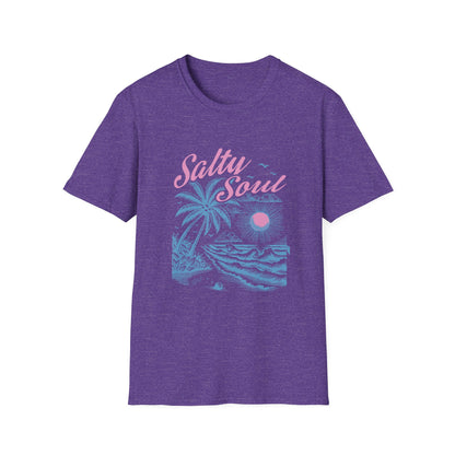 Salty Soul T-Shirt, Beach Vibes Tee, Unisex Summer Shirt, Gift for Coastal Lovers, Casual Everyday Wear