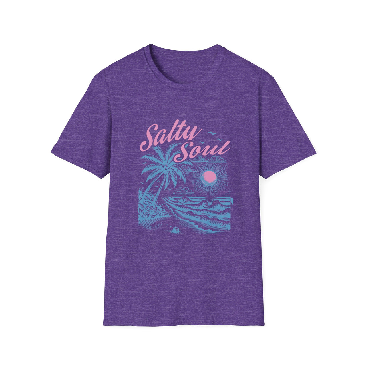 Salty Soul T-Shirt, Beach Vibes Tee, Unisex Summer Shirt, Gift for Coastal Lovers, Casual Everyday Wear