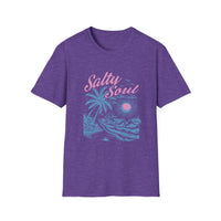 Salty Soul T-Shirt, Beach Vibes Tee, Unisex Summer Shirt, Gift for Coastal Lovers, Casual Everyday Wear