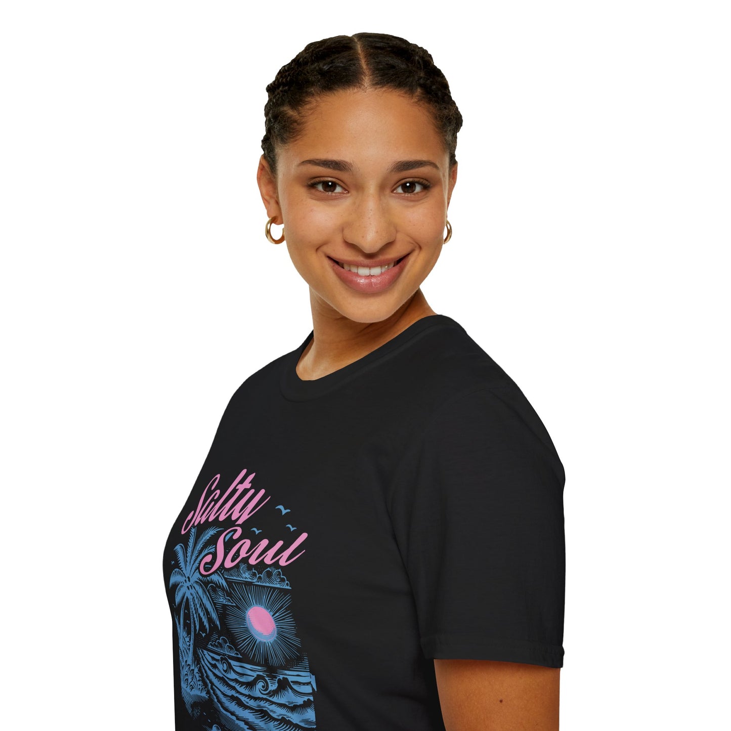 Salty Soul T-Shirt, Beach Vibes Tee, Unisex Summer Shirt, Gift for Coastal Lovers, Casual Everyday Wear