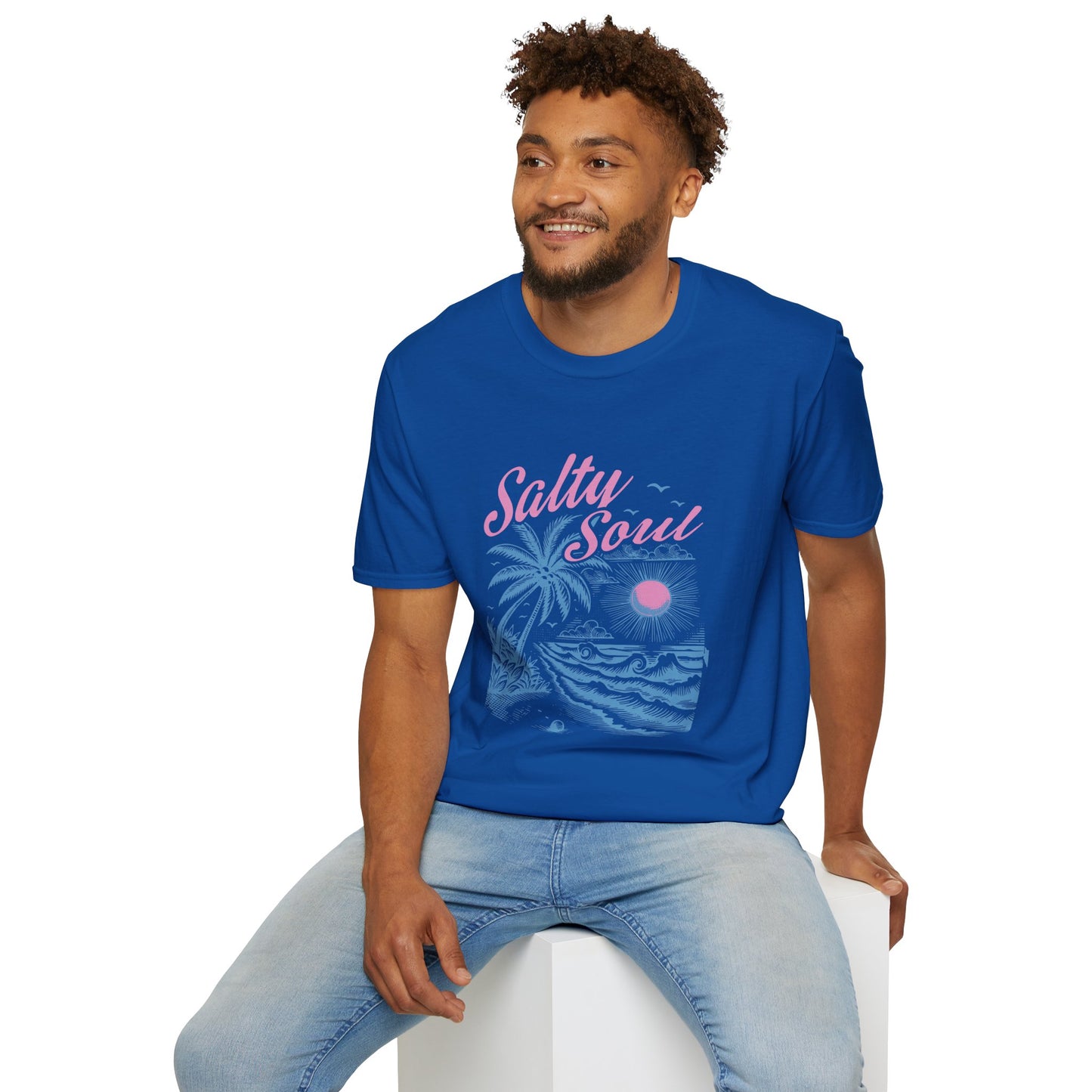 Salty Soul T-Shirt, Beach Vibes Tee, Unisex Summer Shirt, Gift for Coastal Lovers, Casual Everyday Wear