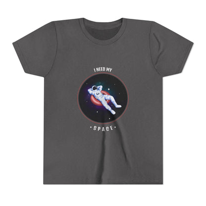 Youth Space-Themed Short Sleeve Tee - "I Need My Space" - Galaxy T-Shirt for Kids, Astronaut Gift, Children's Apparel, Birthday Gift, [...]