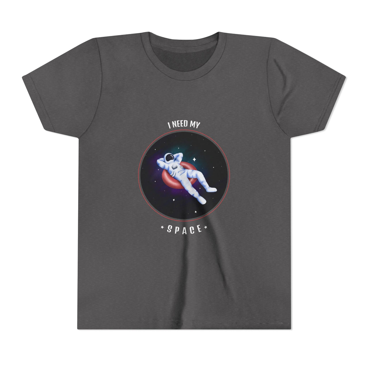 Youth Space-Themed Short Sleeve Tee - "I Need My Space" - Galaxy T-Shirt for Kids, Astronaut Gift, Children's Apparel, Birthday Gift, [...]