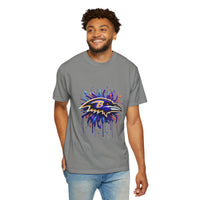 Baltimore Ravens Splatter Graphic T-Shirt, Unisex Sports Apparel, Fan Gear, Game Day Outfit, Gift for Ravens Fans