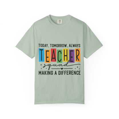 Colorful Teacher T-Shirt | Teacher Squad | Gift for Educators, School Spirit Tee, Classroom Apparel, Inspirational Teacher Gift