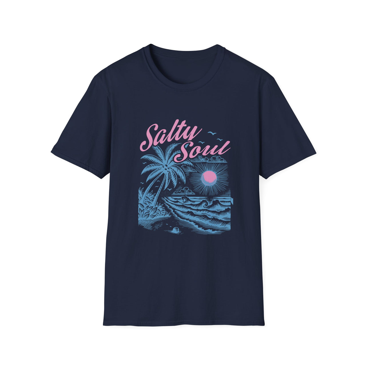 Salty Soul T-Shirt, Beach Vibes Tee, Unisex Summer Shirt, Gift for Coastal Lovers, Casual Everyday Wear