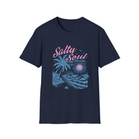 Salty Soul T-Shirt, Beach Vibes Tee, Unisex Summer Shirt, Gift for Coastal Lovers, Casual Everyday Wear