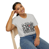 Heartfelt Choir Teacher T-Shirt, Music Educator Gift, Unisex Tee, Teacher Appreciation, Back to School, Cute and Comfy Shirt