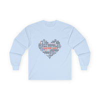 Long Sleeve Tee - Heart of a Marching Band Design - To Be Designs