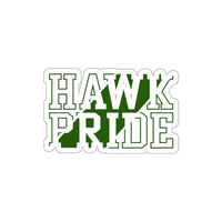 Hawk Pride Die-Cut Stickers - Perfect for School Spirit, Laptop Decor, Sports Fans, Gifts, and Custom Branding