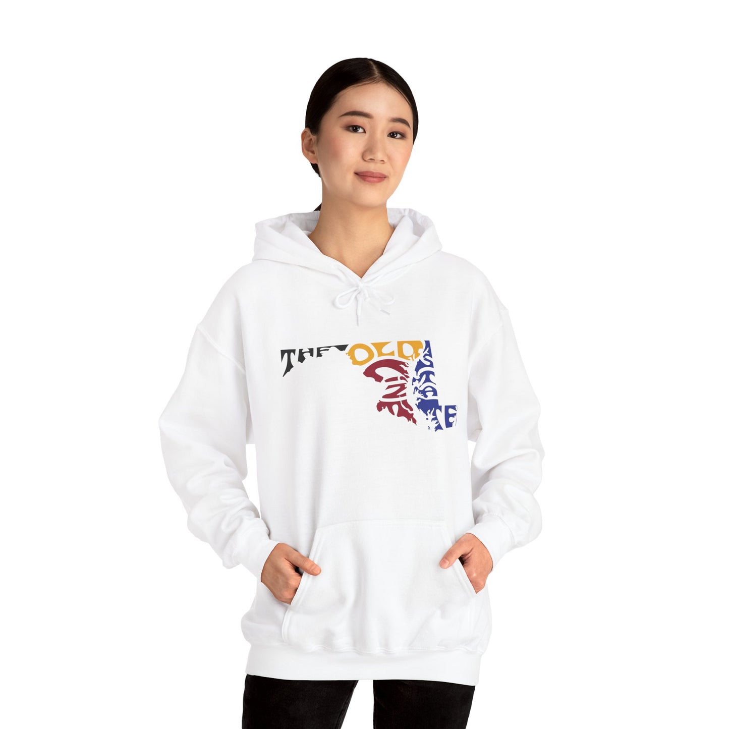 The Old Line State Vibrant Graphic Hooded Sweatshirt - Cozy Unisex Fashion, Perfect for Casual Outings, Gift for Friends, Stay Warm This Winter, Trendy [...]