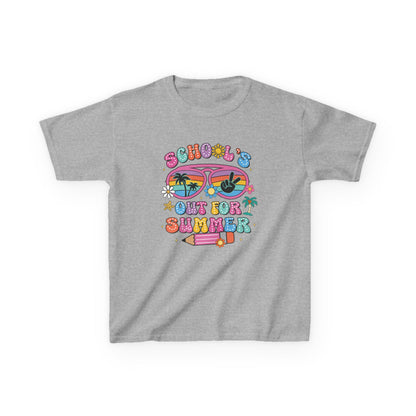 Summer Vibes Kids Tee, School's Out Shirt, Kids Summer T-Shirt, Fun Graphic Tee, Youth Casual Wear - To Be Designs