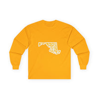 Maryland State Unisex Long Sleeve Tee