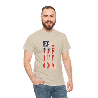 Bluffton South Carolina, Patriotic Unisex Heavy Cotton Tee, Casual Wear, Gift for Independence Day, Everyday Fashion, USA Pride Shirt
