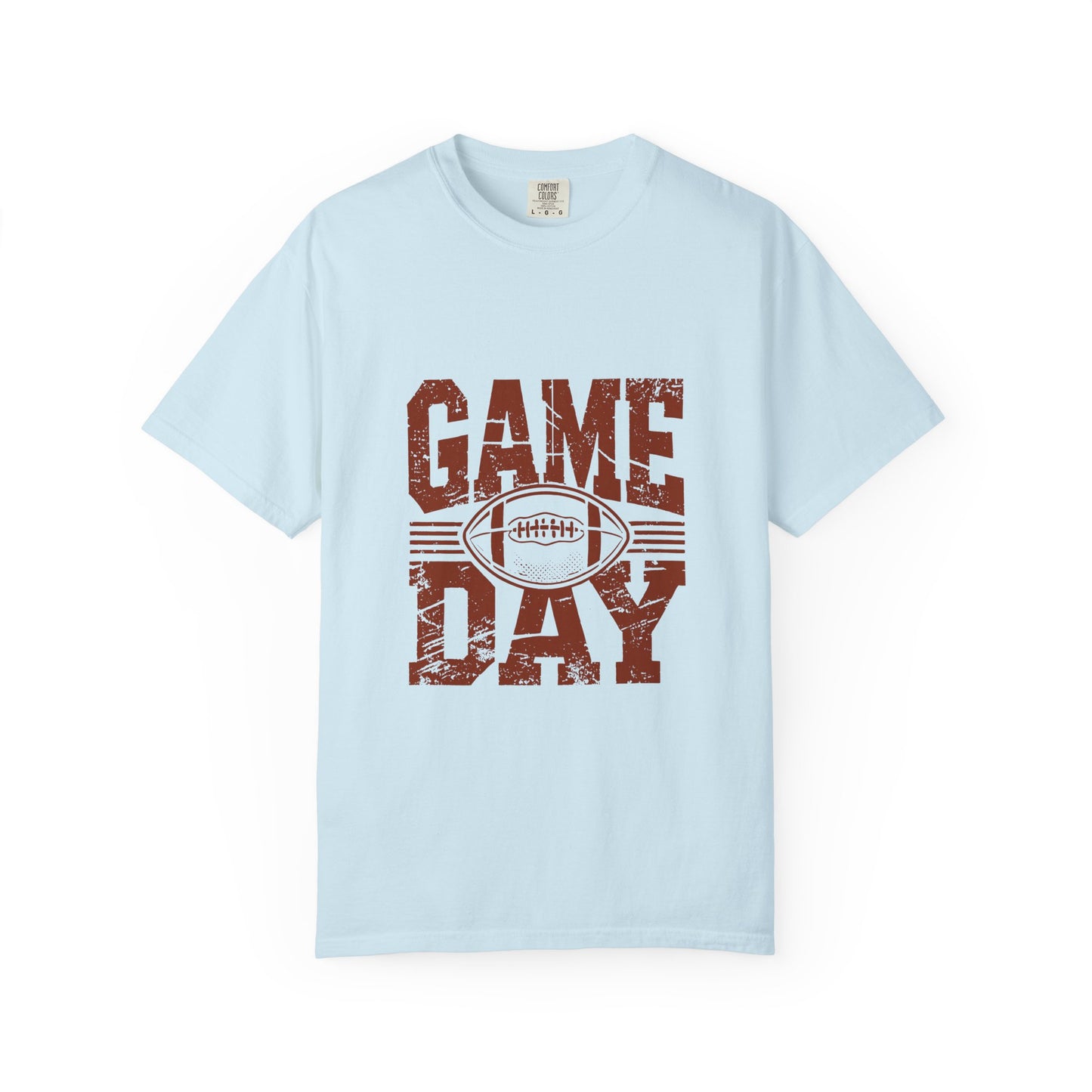 Game Day Unisex Garment-Dyed T-shirt, Football Tee, Sports Apparel, Gift for Him, Casual Wear, Tailgate Outfit, Game Night Shirt