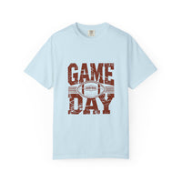 Game Day Unisex Garment-Dyed T-shirt, Football Tee, Sports Apparel, Gift for Him, Casual Wear, Tailgate Outfit, Game Night Shirt