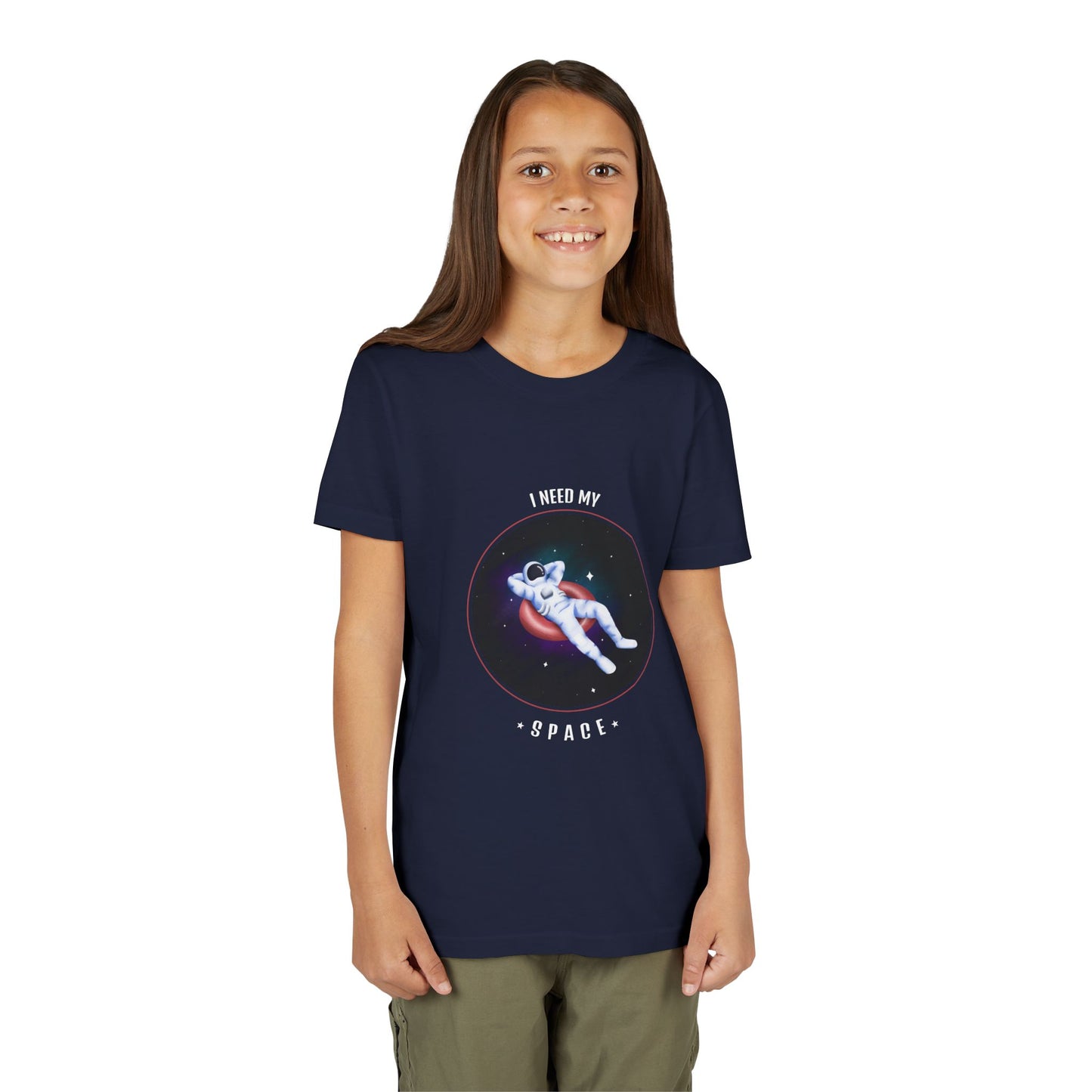 Youth Space-Themed Short Sleeve Tee - "I Need My Space" - Galaxy T-Shirt for Kids, Astronaut Gift, Children's Apparel, Birthday Gift, [...]