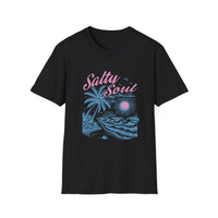 Salty Soul T-Shirt, Beach Vibes Tee, Unisex Summer Shirt, Gift for Coastal Lovers, Casual Everyday Wear