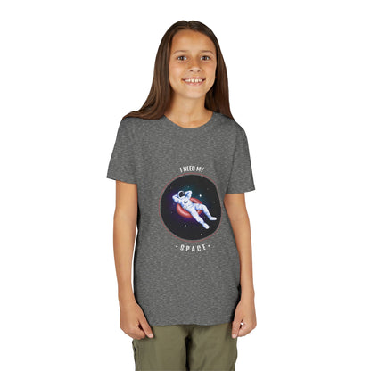 Youth Space-Themed Short Sleeve Tee - "I Need My Space" - Galaxy T-Shirt for Kids, Astronaut Gift, Children's Apparel, Birthday Gift, [...]
