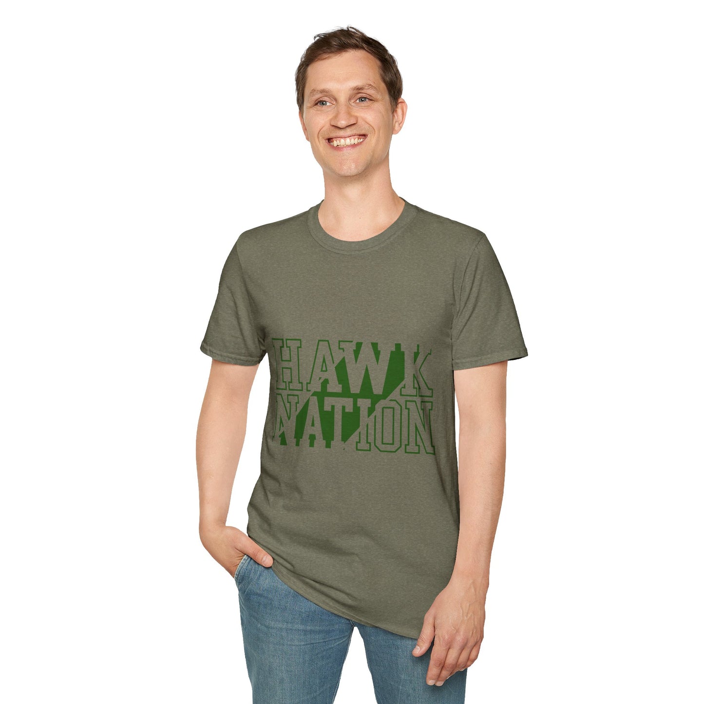 Hawk Nation - Unisex Softstyle T-Shirt