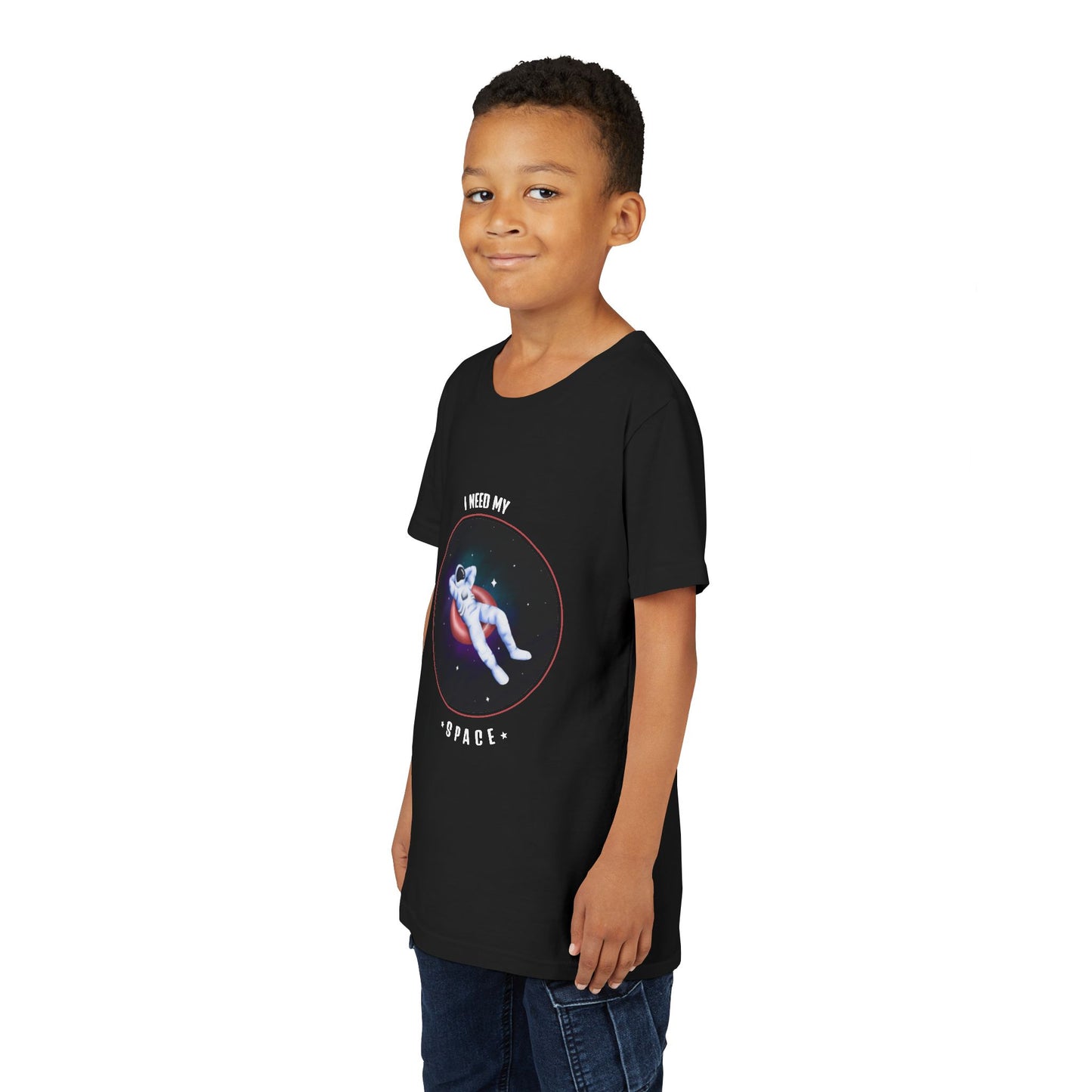 Youth Space-Themed Short Sleeve Tee - "I Need My Space" - Galaxy T-Shirt for Kids, Astronaut Gift, Children's Apparel, Birthday Gift, [...]