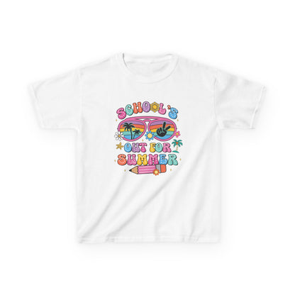 Summer Vibes Kids Tee, School's Out Shirt, Kids Summer T-Shirt, Fun Graphic Tee, Youth Casual Wear - To Be Designs