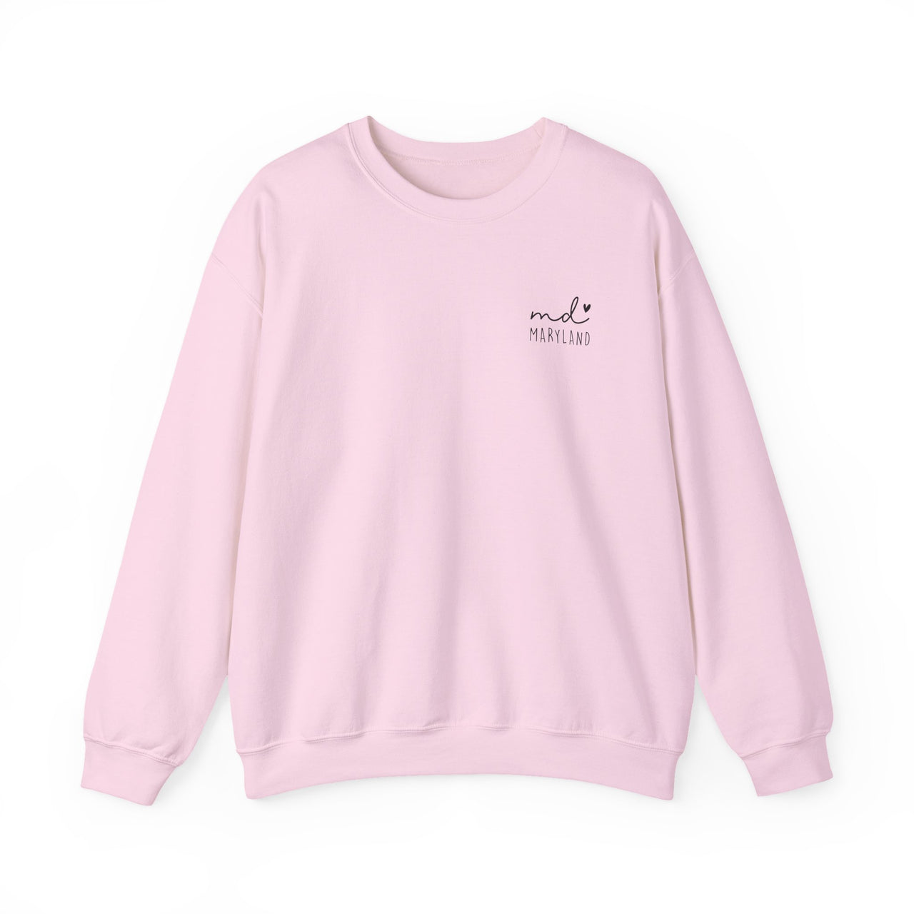 Maryland MD Cozy Unisex Crewneck Sweatshirt, Comfy Layering Piece, Perfect Gift for Friends, Relaxed Style for Every Season, Casual Sweat