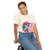 Reel Girls Fish Graphic T-Shirt, Fishing Gift for Women, Fisherwoman Tee, Summer Outfit, Fishing Lovers, Outdoor Adventure Apparel