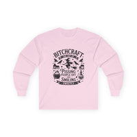 Bitchcraft Unisex Long Sleeve Tee | Funny Witchy Shirt, Gifts for Witches, Halloween Apparel, Spooky Season Wear, Casual Outfit