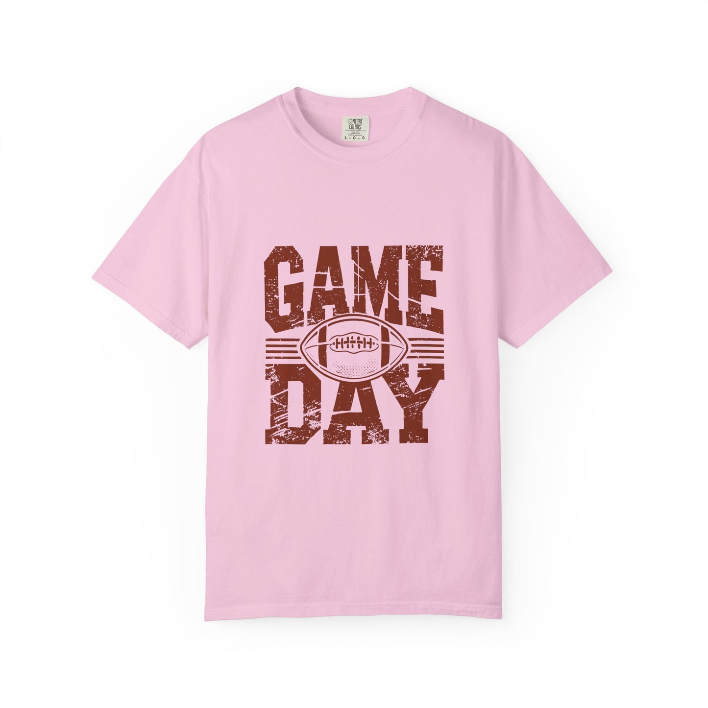 Game Day Unisex Garment-Dyed T-shirt, Football Tee, Sports Apparel, Gift for Him, Casual Wear, Tailgate Outfit, Game Night Shirt